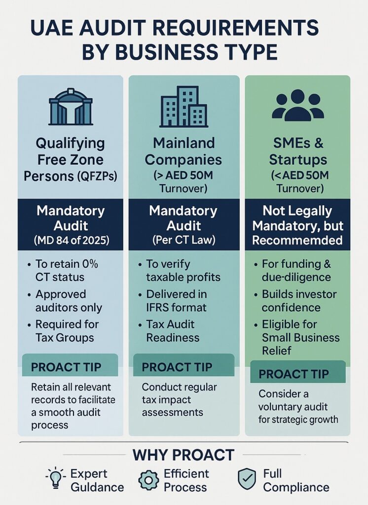 UAE Audit Requirements by Business Type